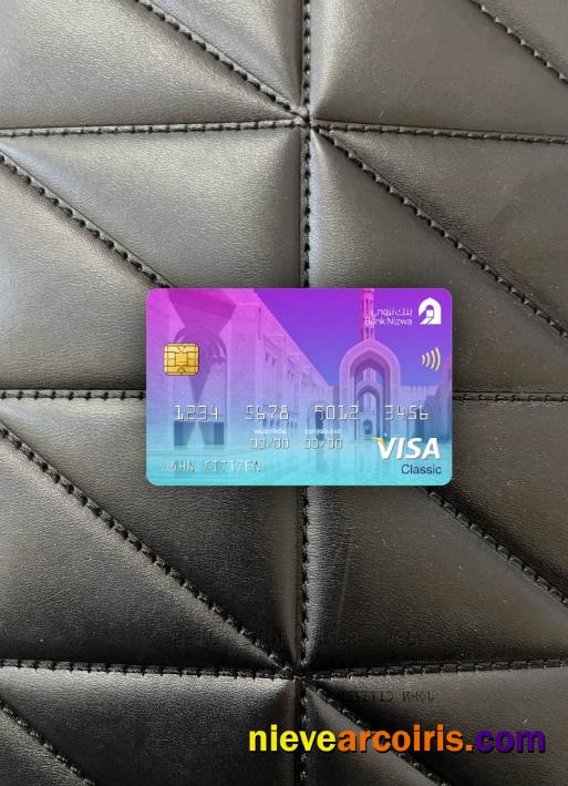 Oman Bank Nizwa visa classic card photolook